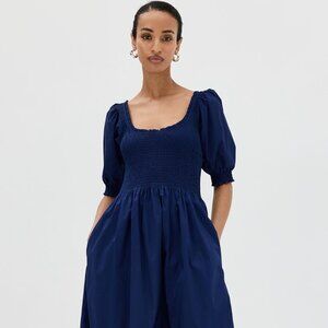 NWT Hill House Home Nap Dress -  Size S in Navy